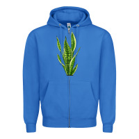 True Royal snake plant Zipper Hoodie - LillyAllenDesigns