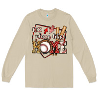Mushroom no place like home baseball Long Sleeve Tee - Jasminsmagicworld
