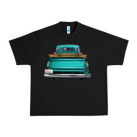 Black western truck back view 2 Urban Heavy Tee - FaDigitalArtStudio