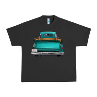 Pigment Black western truck back view 2 Urban Heavy Tee - FaDigitalArtStudio