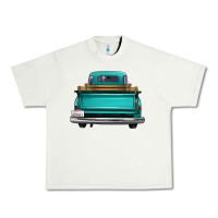 Pistachio western truck back view 2 Urban Heavy Tee - FaDigitalArtStudio