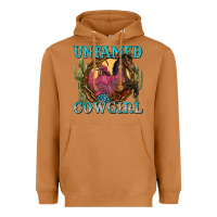 Meerkat untamed cowgirl Heavyweight Hoodie - NancyCooperArtShop