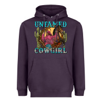 Plum untamed cowgirl Heavyweight Hoodie - NancyCooperArtShop