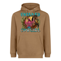 Toasted Coconut untamed cowgirl Heavyweight Hoodie - NancyCooperArtShop