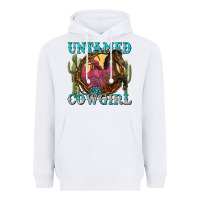 White untamed cowgirl Heavyweight Hoodie - NancyCooperArtShop