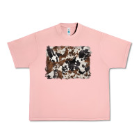 Salmon black and brown cowhide background Urban Heavy Tee - BarkalooDesign