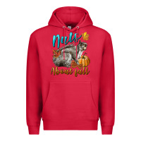 Cardinal Nuts About Fall Squirrel Premium Hoodie - LillyAllenDesigns