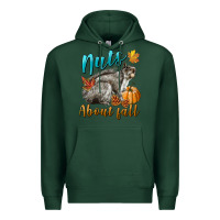 Sports Green Nuts About Fall Squirrel Premium Hoodie - LillyAllenDesigns