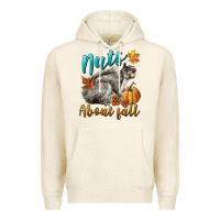 Tofu Nuts About Fall Squirrel Premium Hoodie - LillyAllenDesigns