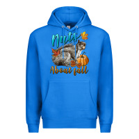 True Royal Nuts About Fall Squirrel Premium Hoodie - LillyAllenDesigns