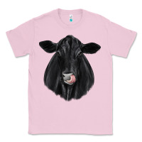 Bubblegum Pink black angus Classic Tee - JahusDesignShop