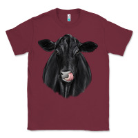 Burgundy black angus Classic Tee - JahusDesignShop