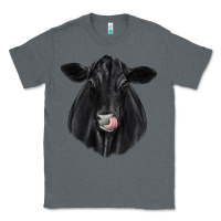 Charcoal Heather black angus Classic Tee - JahusDesignShop