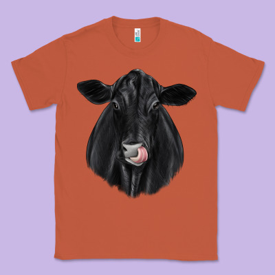 Black Angus Classic Tee Designed By Jahusdesignshop