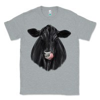Heather Grey black angus Classic Tee - JahusDesignShop