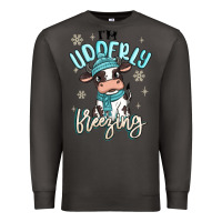 Smoke i'm udderly freezing baby cow Premium Sweatshirt - MaliasSmallBusiness