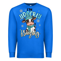 True Royal i'm udderly freezing baby cow Premium Sweatshirt - MaliasSmallBusiness