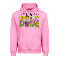 Fuchsia Pink spooky dude Urban Hoodie - NancyCooperArtShop