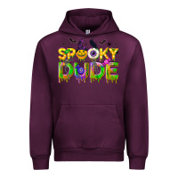 Mauve Wine spooky dude Urban Hoodie - NancyCooperArtShop