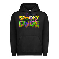 Pigment Black spooky dude Urban Hoodie - NancyCooperArtShop