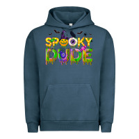 Pigment Midnight Navy spooky dude Urban Hoodie - NancyCooperArtShop