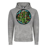 Cloud Rock Christmas Santa Claus round Vintage Hoodie - RanaPortraitStore