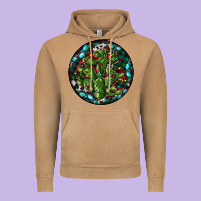 Christmas Santa Claus Round Vintage Hoodie Designed By Ranaportraitstore