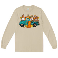 Mushroom fall gnomes truck pumpkin sunflowers Long Sleeve Tee - Artiststas