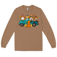 Toasted Coconut fall gnomes truck pumpkin sunflowers Long Sleeve Tee - Artiststas