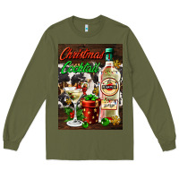 Army Green christmas cocktail martini  air freshener Long Sleeve Tee - AdoDesignShop
