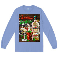 Colony Blue christmas cocktail martini  air freshener Long Sleeve Tee - AdoDesignShop