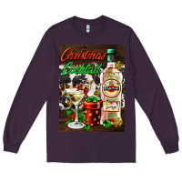 Plum christmas cocktail martini  air freshener Long Sleeve Tee - AdoDesignShop
