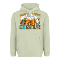 Matcha western cheers with ghosts Heavyweight Hoodie - NancyCooperArtShop