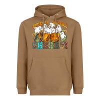 Toasted Coconut western cheers with ghosts Heavyweight Hoodie - NancyCooperArtShop