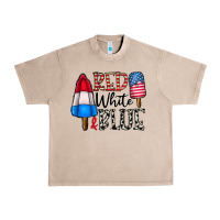 French Oak red white blue Urban Heavy Tee - CowhideDigitalArt