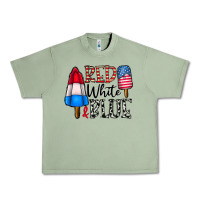 Oil Green red white blue Urban Heavy Tee - CowhideDigitalArt