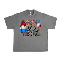 Tornado red white blue Urban Heavy Tee - CowhideDigitalArt