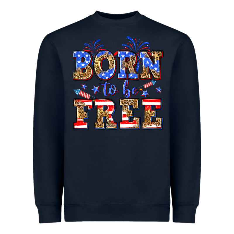 Born To Be Free Heavyweight Sweatshirt by Neo Western | Teevron