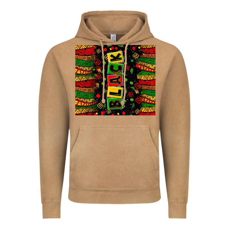 Black License Letters Vintage Hoodie by Zillion Design Studio | Teevron