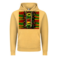 Vintage Mustard black license letters Vintage Hoodie - Zillion Design Studio