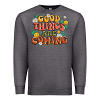 Charcoal Heather good things are coming Premium Sweatshirt - MaliasSmallBusiness