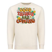 Sandshell good things are coming Premium Sweatshirt - MaliasSmallBusiness