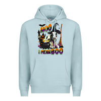 Moo I Mean Boo Holstein Cow Premium Hoodie | Teevron