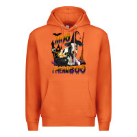 Carrot Moo I Mean Boo Holstein Cow Premium Hoodie - LillyAllenDesigns