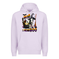 Lilac Moo I Mean Boo Holstein Cow Premium Hoodie - LillyAllenDesigns