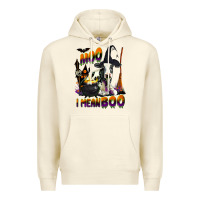 Sandshell Moo I Mean Boo Holstein Cow Premium Hoodie - LillyAllenDesigns