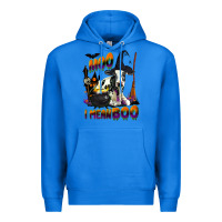 True Royal Moo I Mean Boo Holstein Cow Premium Hoodie - LillyAllenDesigns