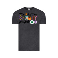 Vintage Black spooky Vintage Tee - CowhideDigitalArt