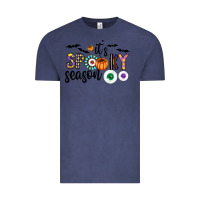 Vintage Denim spooky Vintage Tee - CowhideDigitalArt