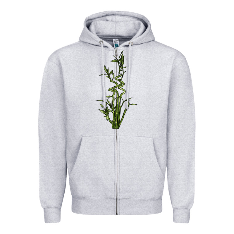 Lucky Bamboo Zipper Hoodie by LillyAllenDesigns | Teevron